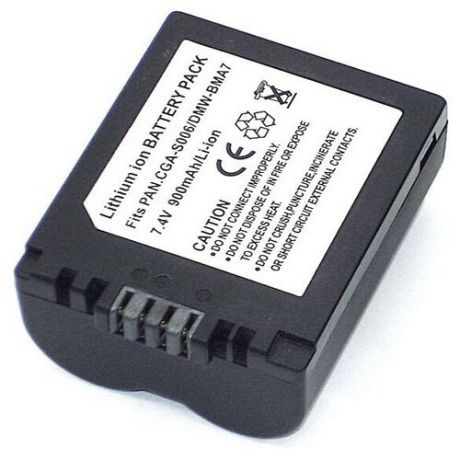Аккумулятор Vbparts CGA-S006 7.4V 900mAh Li-ion 077123 для Panasonic Lumix DMC-FZ2