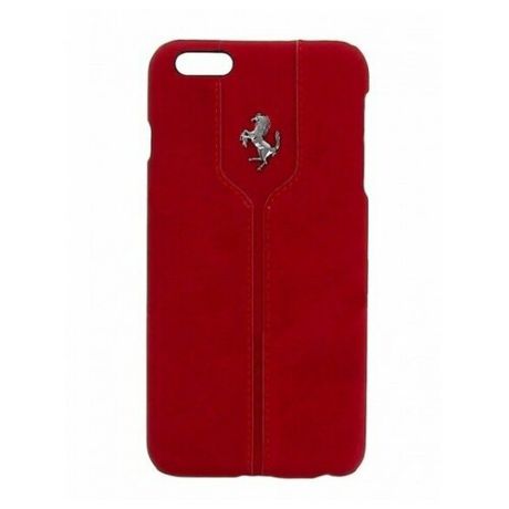 Кожаный чехол-накладка для iPhone 6 Plus / 6S Plus Ferrari Montecarlo Hard, красный (FEMTHCP6LRE)
