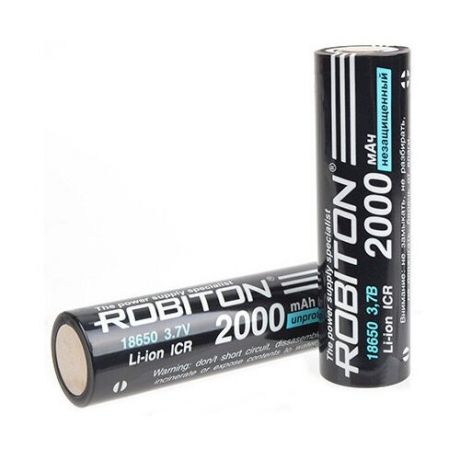 Аккумулятор ROBITON LI18650-2000NP-PK1 без защиты PK1