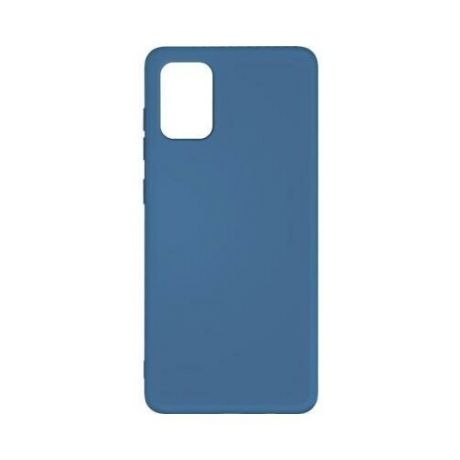 DF Чехол для смартфона Samsung Galaxy A71 DF sOriginal-08 Blue клип-кейс, силикон