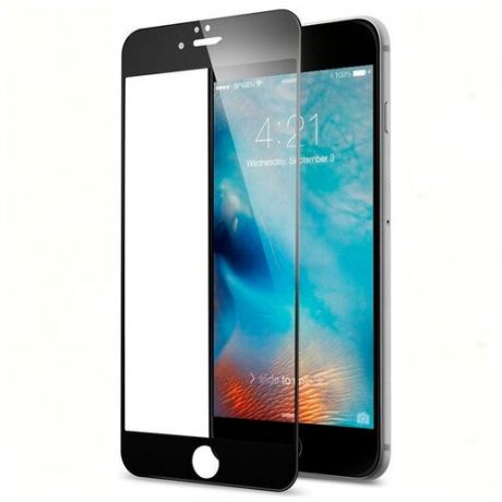 Защитное стекло Glass для iPhone 6/6S 99D Черный