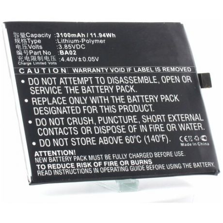 Аккумулятор iBatt iB-B1-M2234 3100mAh для MeiZu BA02