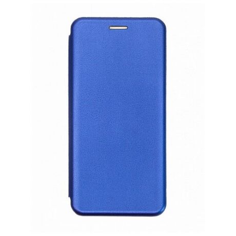 Чехол книжка с магнитом для Xiaomi Redmi Note 9 (синий)