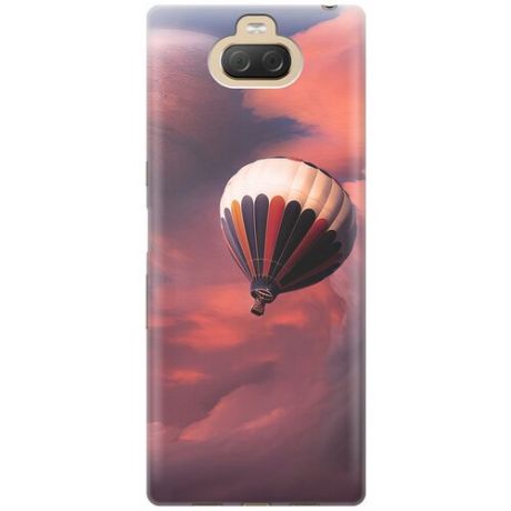 RE:PA Накладка Transparent для Sony Xperia 10 Plus с принтом "Воздушный шар и волшебство"