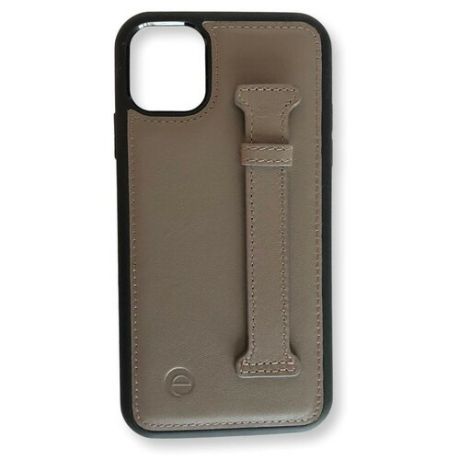Кожаный чехол для телефона Elae Apple iPhone 12 Pro с кожаной подставкой, Серый CFG-12P-GRI