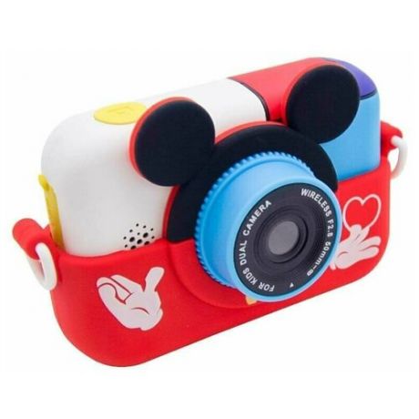 Детский фотоаппарат Mickey Mouse (красный)