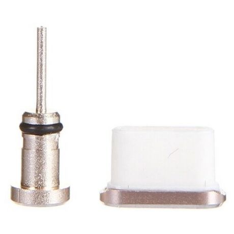 Заглушка от пыли и грязи Simplypro USB Type-C / MiniJack 3.5mm Gold 10913
