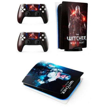 Набор наклеек Ведьмак (Witcher) для приставки Sony Playstation 5