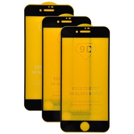 Защитное стекло Iphone 6/6s черное