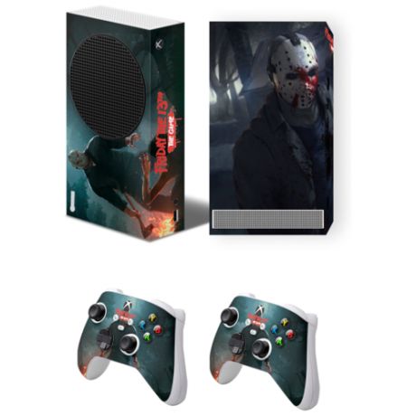 Набор наклеек Джейсон Пятница 13-е (Friday The 13th: The Game) для приставки Xbox Series S