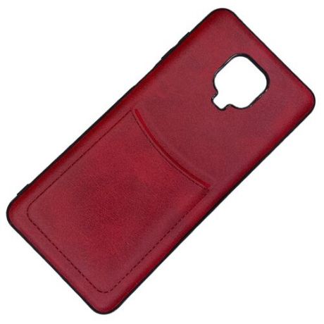Чехол ILEVEL с кармашком для Xiaomi Redmi NOTE 9 PRO/9S красный