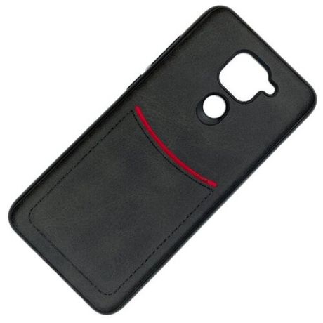 Чехол ILEVEL с кармашком для Xiaomi Redmi NOTE 9/ REDMI 10X черный
