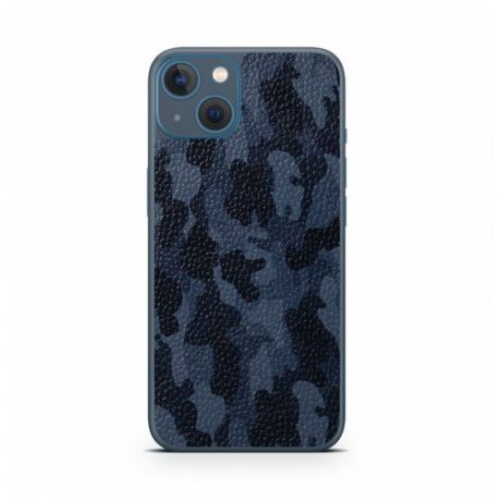 Наклейка из кожи FBR Skinz Camouflage для Apple iPhone 13 mini темно-синий