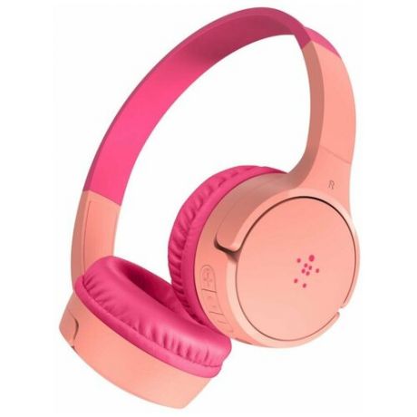 Детские Bluetooth-наушники с микрофоном Belkin Soundform Mini AUD002btPK (Pink)
