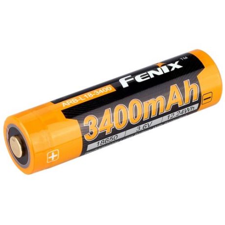 Fenix Аккумулятор Fenix ARB-L18-3400 18650 Li-ion 3400 mAh, защищенный