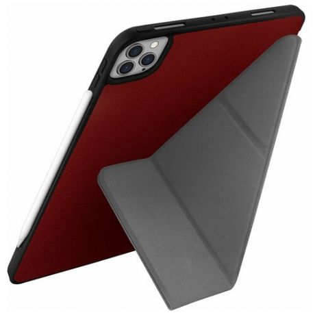 Чехол UNIQ для iPad Pro 11 (2020) Transforma Rigor с отсеком для стилуса Красный