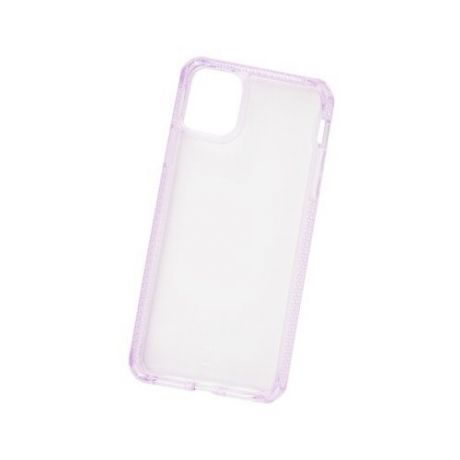 Антибактериальный чехол-накладка ITSKINS HYBRID CLEAR для Apple iPhone 11 Pro Max 6,5" прозрачный/фиолетовый (APXM-HBMKC-LPTR)