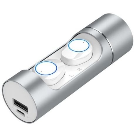 Bluetooth-гарнитура Jet.A WBS-60 White-Silver Silver