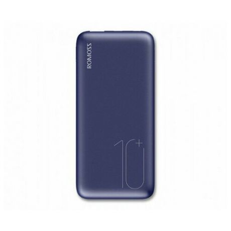 Romoss Мобильный аккумулятор Romoss WSL10 Li-Pol 10000mAh 3A+2A синий 2xUSB беспроводная зарядка