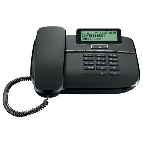 Телефон Gigaset DA611 черный (S30350-S212-S321)