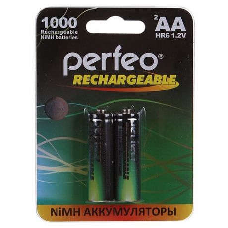 Аккумулятор AA - Perfeo 1000mAh (2 штуки) PF AA1000/2BL PL