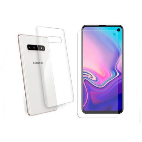 Гидрогелевая пленка LuxCase для Samsung Galaxy S10e Front and Back 0.14mm Transparent 86111