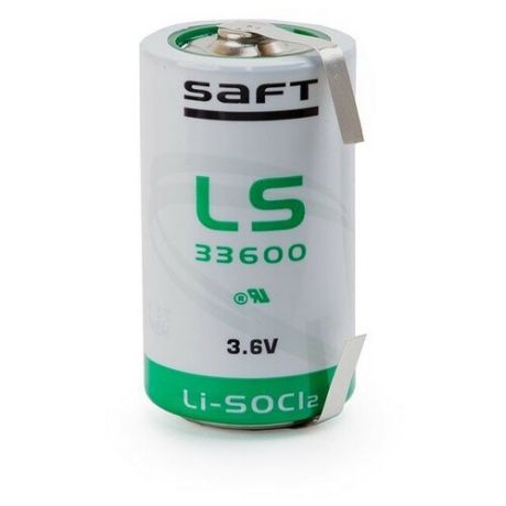 Батарейка Saft LS 33600 CNR D с лепестковыми выводами