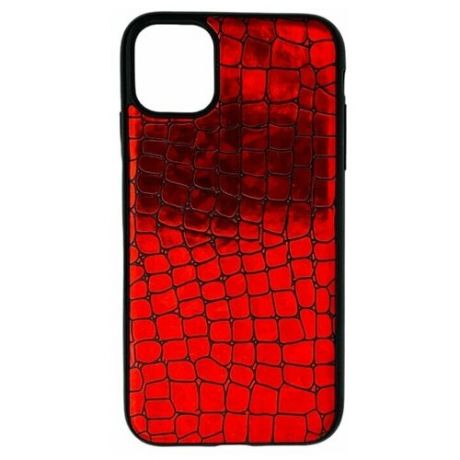 Чехол силиконовый Fantastic Skin блестящая для Apple iPhone 11 красный