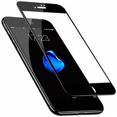 Стекло защитное для Iphone 7+/8+ 2.5D Premium Skiico / Стекло для Айфон 7+ и 8+ с черной рамкой