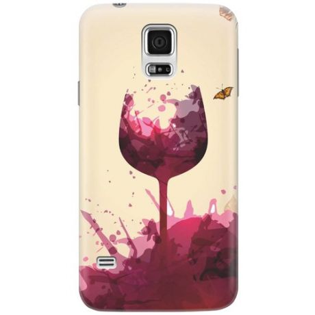 Cиликоновый чехол Летнее вино на Samsung Galaxy S5 / Самсунг С5