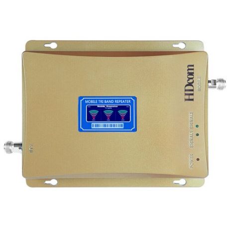 3G/4G усилитель сигнала на площади до 800м2 - блок репитера HDcom 70GD-900-1800 - усилитель интернет сигнала для дачи подарочная упаковка