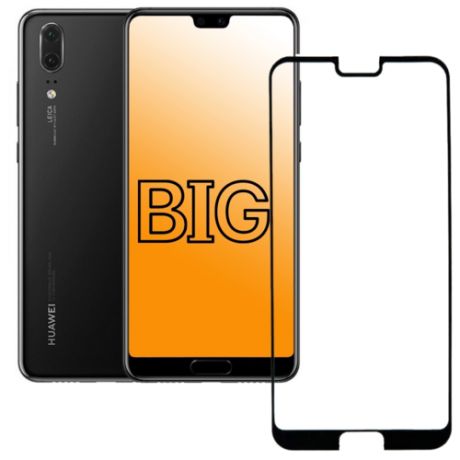 Защитное стекло для Huawei P20 / Стекло на Хуавей п20 / Полноэкранное закаленное стекло