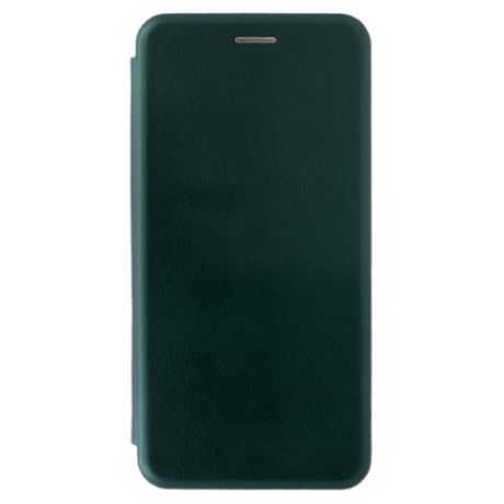 Чехол книжка изумрудный цвет для Samsung Galaxy M51 / самсунг М51 с магнитным замком, подставкой для телефона и кармана для карт или денег