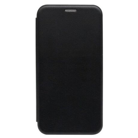 Чехол книжка искусственная кожа цвет черный для Samsung Galaxy S7 edge с магнитным замком, подставкой для телефона и карманом для карт или денег