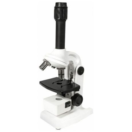 Микроскоп Юннат 2П-1, серебристый, с подсветкой