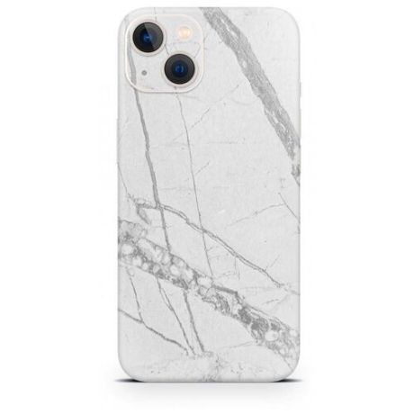 Виниловая наклейка FBR Skinz Мрамор для Apple iPhone 13 mini белый