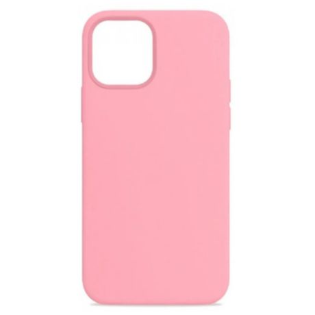 Противоударный силиконовый чехол нежно розовый для телефона Apple iPhone 13 Pro с доп. защитой для камеры / бортик для защиты камеры / новинка / айфон 13 про