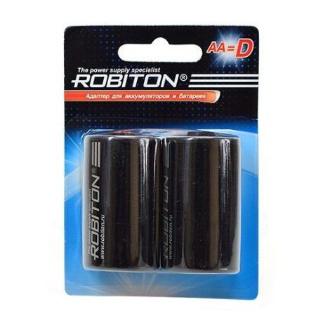 Robiton Переходник Robiton Adaptor-AA-D BL2, 2шт