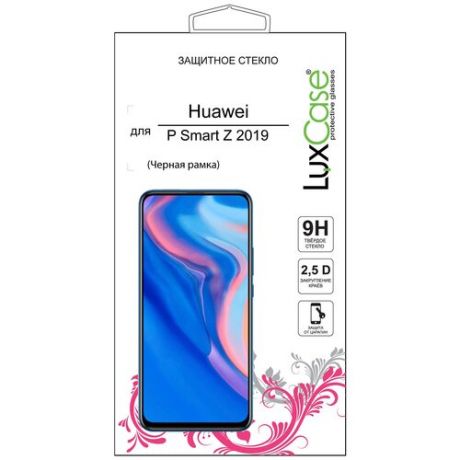 Защитное стекло LuxCase для Huawei P Smart Z 2019 2.5D Full Glue Black Frame 78105