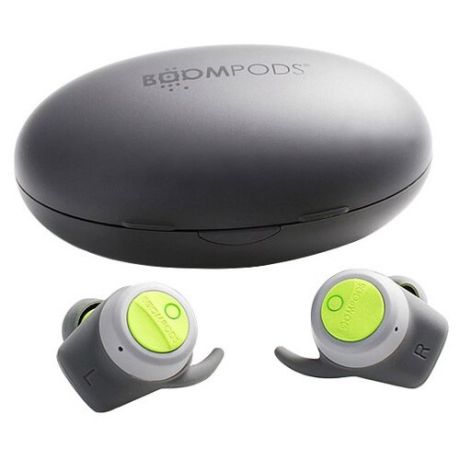 Гарнитура беспроводная BOOMPODS UK TWS Bluetooth Boombuds-Sport Black (TWSBLK)