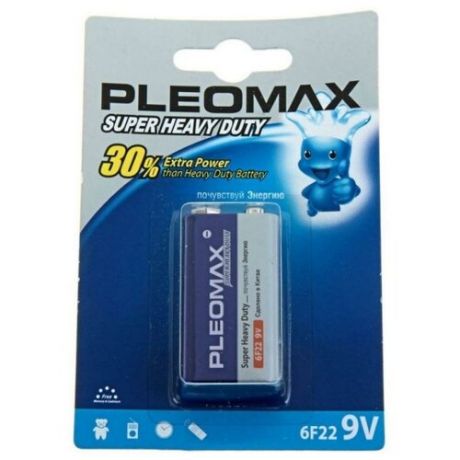 PLEOMAX Батарейка PLEOMAX 6F22