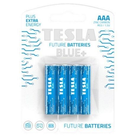 Батарейки Tesla AAA Blue+ 4 шт (8594183392196)