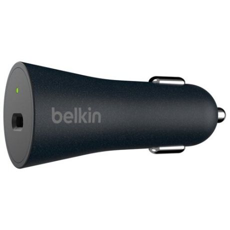 Автомобильное зарядное устройство Belkin F7U076bt04-BLK (USB-C, PD), чёрный