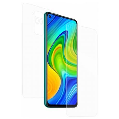 Гидрогелевая пленка LuxCase для Xiaomi Redmi Note 9 0.14mm Front and Back Transparent 86084