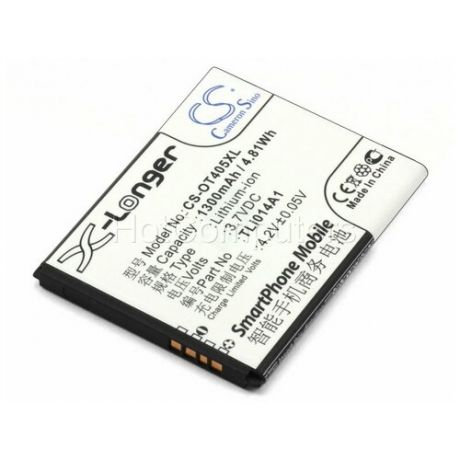 Аккумуляторная батарея для Alcatel 4030D, 5020D, MTC 970, 972 (TLi014A1)