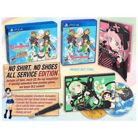 Senran Kagura: Peach Beach Splash. No Shirt, No Shoes, All Service Edition (PS4)