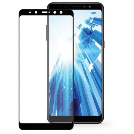 Защитное стекло 5D SG для Samsung Galaxy A8 2018 черное