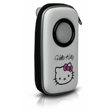 Кейс музыкальный с динамиком для смартфонов и iPhone "Hello Kitty" (белый)