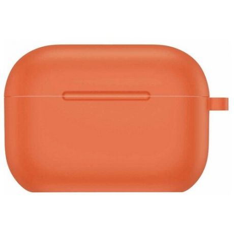 Силиконовый чехол тонкий для Apple AirPods Pro оранжевый