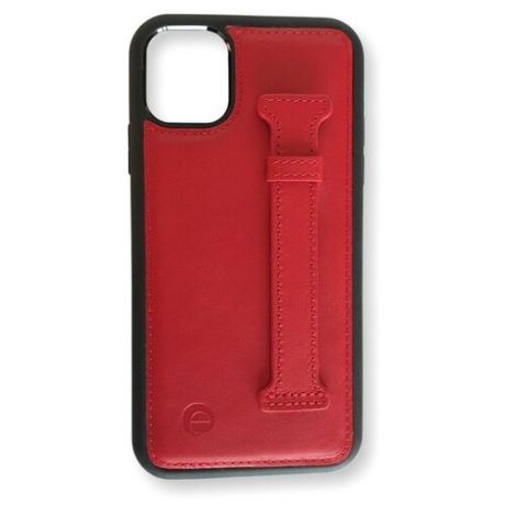 Кожаный чехол-подставка для iPhone 11 Elae, красный CFG-11-KMZ
